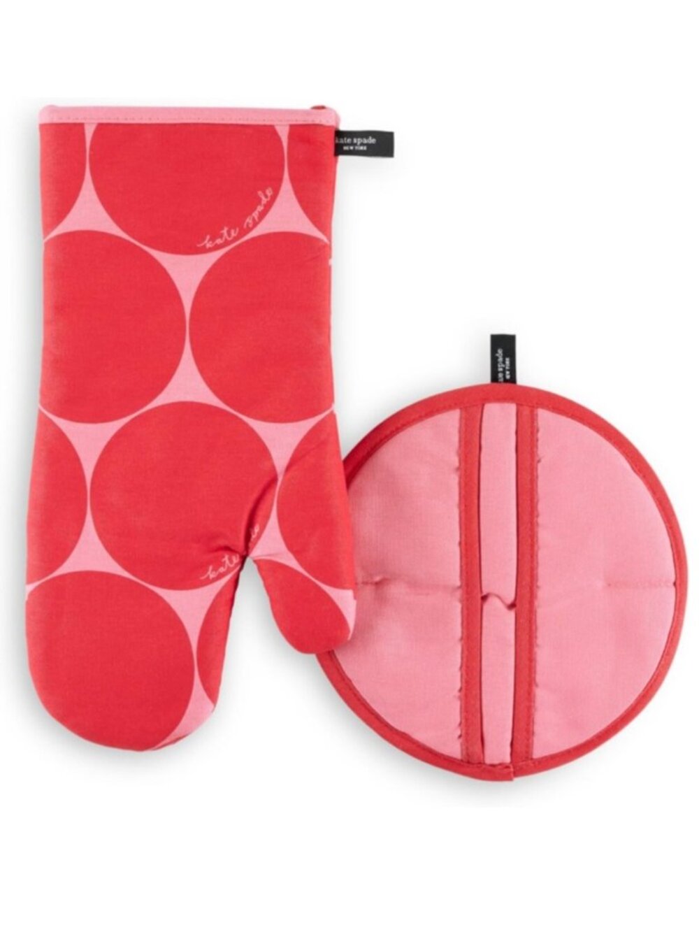 Kate Spade New York Joy Dot Oven Mitt & Pot Grabber NWT